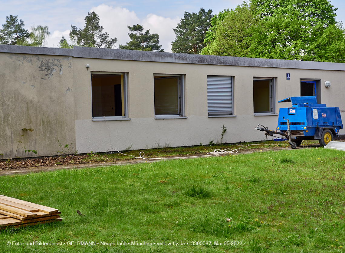 05.05.2022 - Baustelle am Haus für Kinder in Neuperlach
